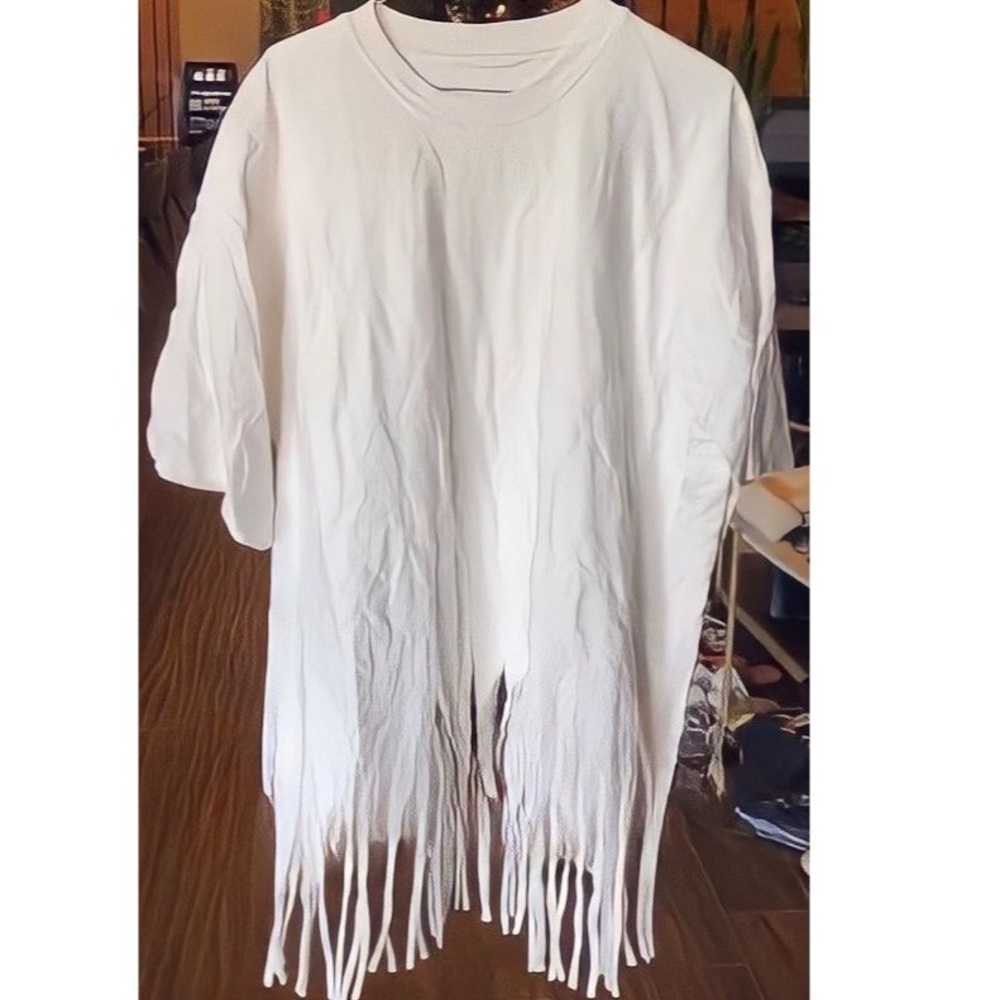 White vintage oversized shirt